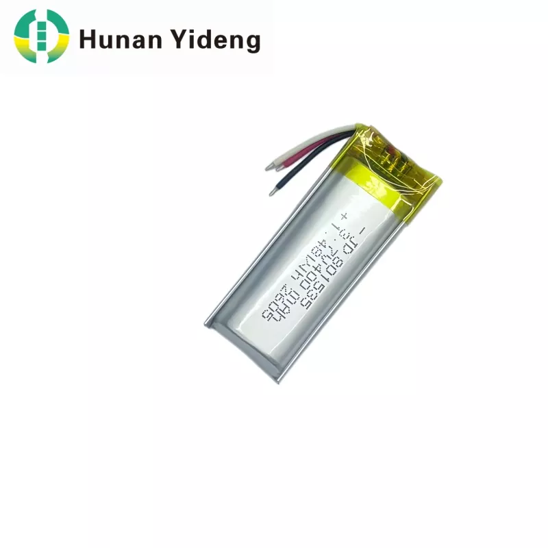 3.7V 600mAh 801535 フラット リチウム ポリマー充電式リポ バッテリー