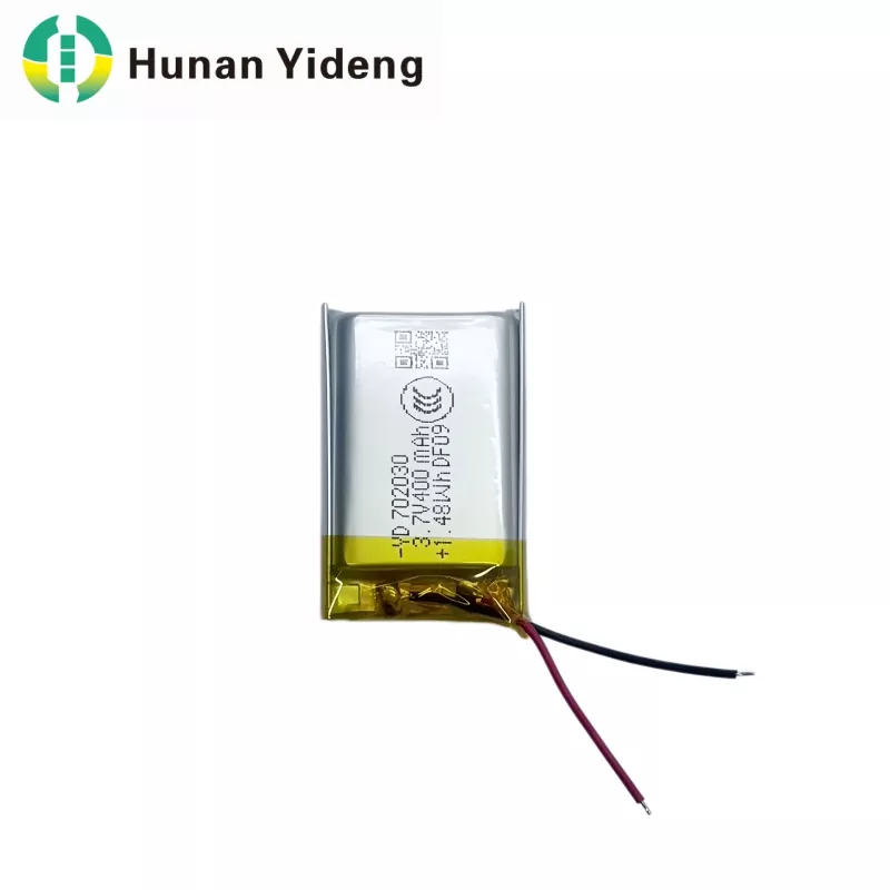 医療機器およびランプおよびランタン用の 400mAh リチウムイオン角形バッテリー