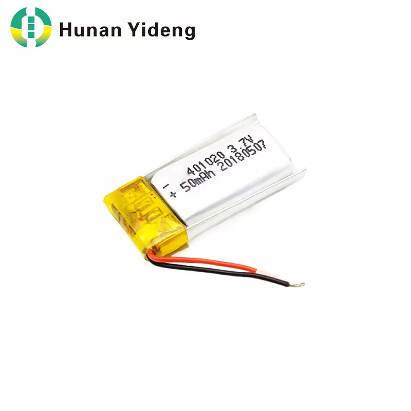 401020 3.7v 500mAh リチウムポリマーバッテリー