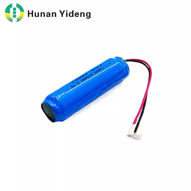 13450 650mAh 3.7v リチウム イオン バッテリー セル