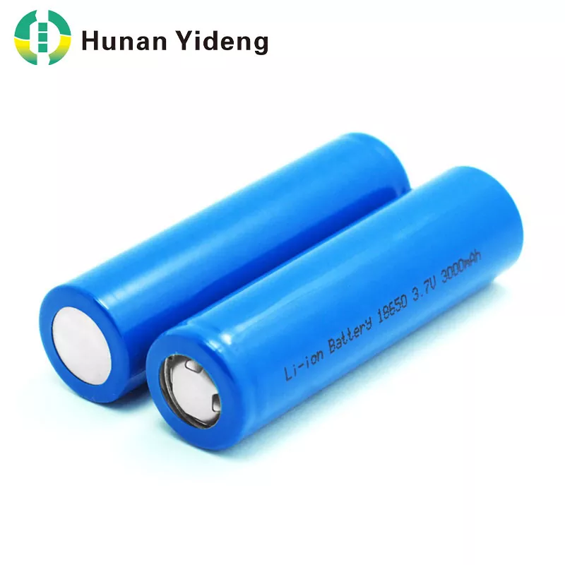 高容量 18650 円筒形リチウム イオン電池 3.7V 3000mAh